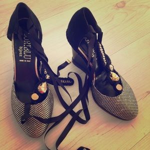 Loriblu Bijoux Gold Black Size 35.5 EU